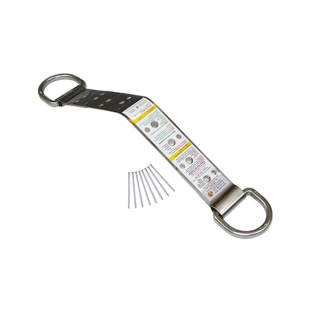 Super Anchor Safety Retro-Fit RETAIL 20ga. 430sst w/Forged 304sst D-ring.  Single Hole Size 2815-S